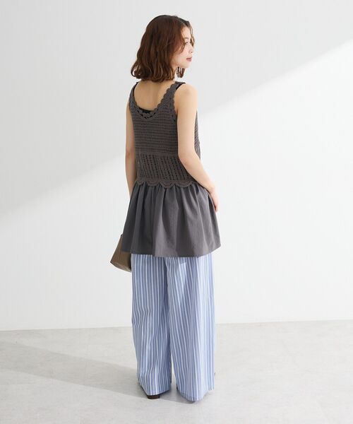 Sugar spoon(シュガースプーン)の「・SUGAR SPOON クロシェキリカエチュニック(チュニック・レディース・ブラック/グレイッシュベージュ/アイボリー/チャコールグレー・FREE)」の22枚目の写真