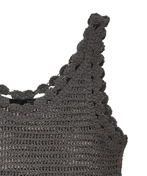 Sugar spoon(シュガースプーン)の「・SUGAR SPOON クロシェキリカエチュニック(チュニック・レディース・ブラック/グレイッシュベージュ/アイボリー/チャコールグレー・FREE)」の13枚目の写真