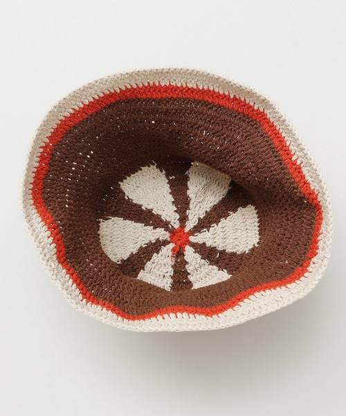 チャイハネ(チャイハネ)の「【チャイハネ】トプロナフラワーハット(ハット・レディース・ブラウン・FREE)」の4枚目の写真