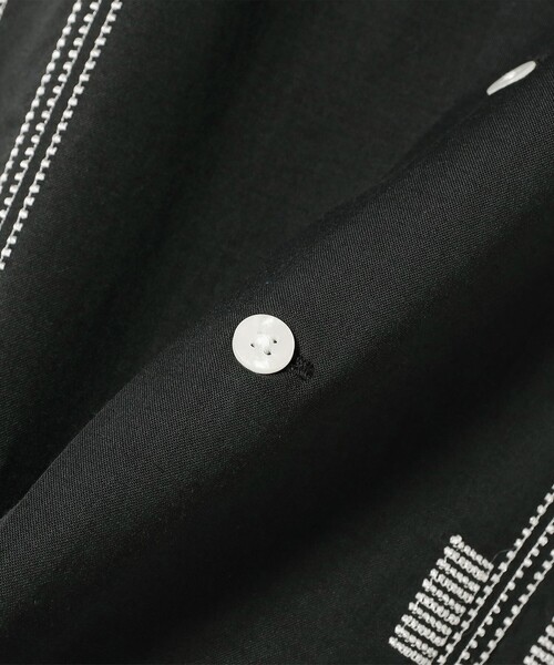 B:MING by BEAMS（ビーミングバイビームス）の「刺繍 オープンカラー シャツ（シャツ/ブラウス・メンズ・ブラック/オリーブ・S/M/L/XL）」の8枚目の写真