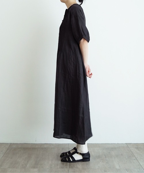 Tandey フクロウと白アジサイと雨もよう　ワンピース セール】フクロウと白アジサイと雨もよう（ワンピース