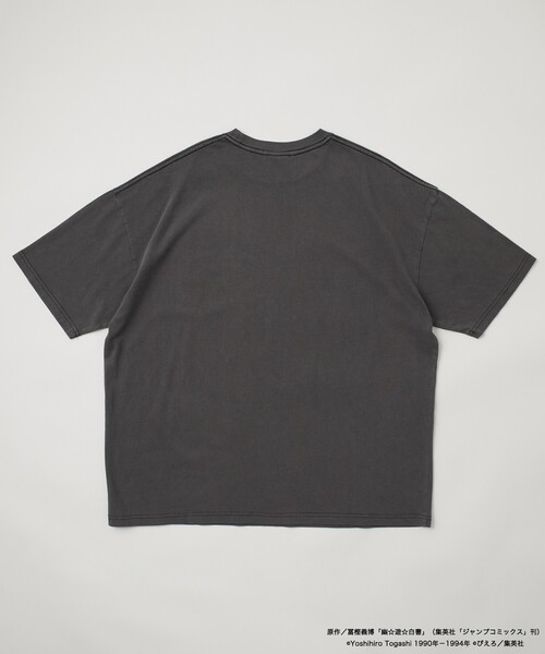 FREAK'S STORE（フリークスストア）の「限定展開 アニメ『幽☆遊☆白書』 別注 リラックスフィット ピグメント クルーネック プリントTシャツ / 浦飯幽助（Tシャツ/カットソー・メンズ・ブラック・SMALL/MEDIUM/LARGE）」の4枚目の写真