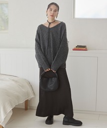 ANGIE（アンジー）の「【セットアップ対応】サテン マーメイド フレアスカート（スカート）」