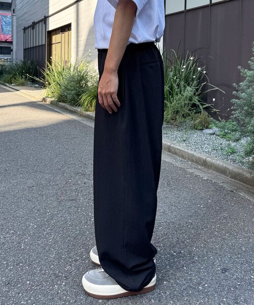CIAOPANIC(チャオパニック)の「ワイドスラックスパンツ(その他パンツ・メンズ・チャコールグレー/ブラック/ベージュ・LARGE/MEDIUM)」の11枚目の写真
