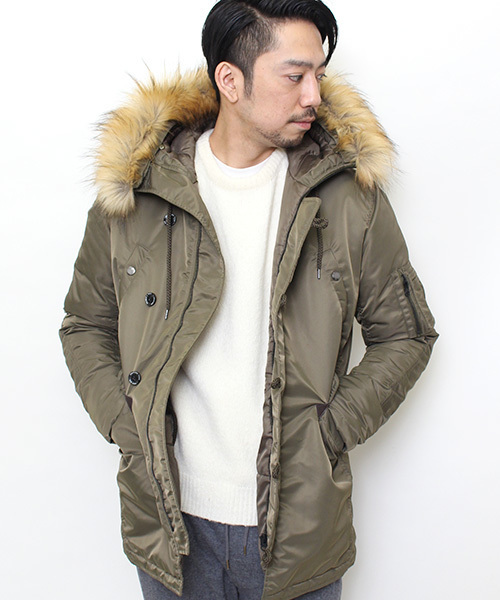 CIAOPANIC TYPY(チャオパニックティピー)の「ダイナホットアゼ編みクルーニット(ニット/セーター・メンズ・ネイビー/グレー/ホワイト・LARGE/MEDIUM/SMALL)」の8枚目の写真