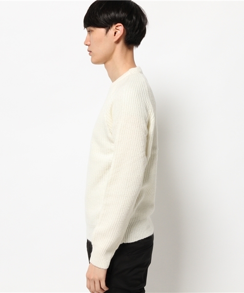 CIAOPANIC TYPY(チャオパニックティピー)の「ダイナホットアゼ編みクルーニット(ニット/セーター・メンズ・ネイビー/グレー/ホワイト・LARGE/MEDIUM/SMALL)」の11枚目の写真