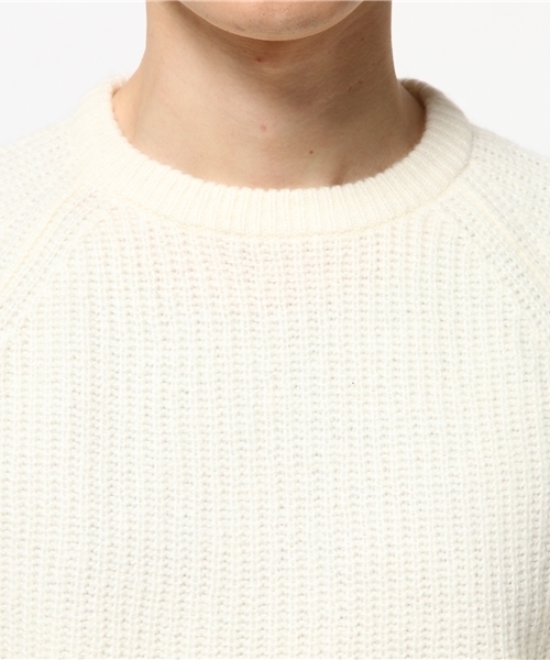 CIAOPANIC TYPY(チャオパニックティピー)の「ダイナホットアゼ編みクルーニット(ニット/セーター・メンズ・ネイビー/グレー/ホワイト・LARGE/MEDIUM/SMALL)」の13枚目の写真