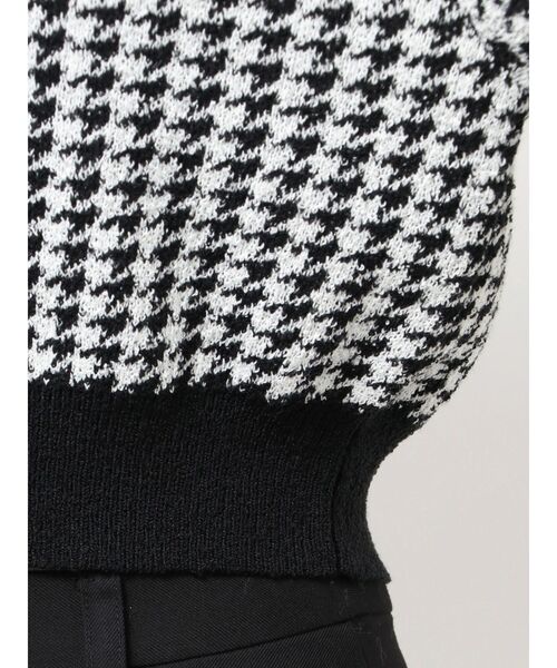 EMODA（エモダ）の「ハウンズトゥースツインニット（ニット/セーター・レディース・グレー/ブラック/ベージュ・FREE）」の17枚目の写真