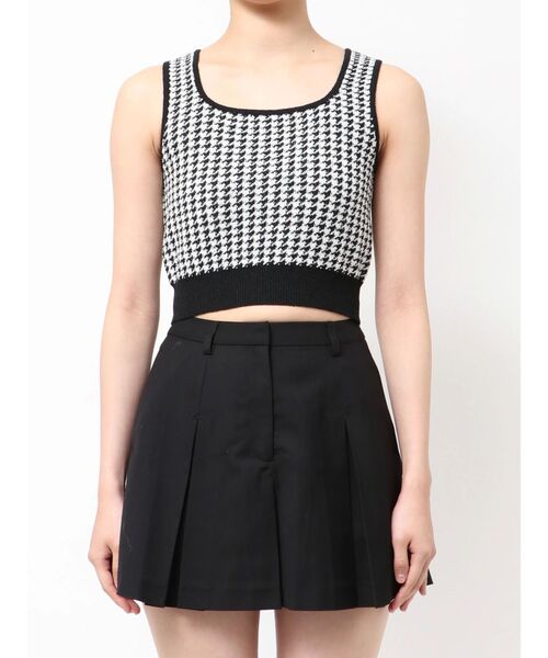 EMODA（エモダ）の「ハウンズトゥースツインニット（ニット/セーター・レディース・グレー/ブラック/ベージュ・FREE）」の19枚目の写真