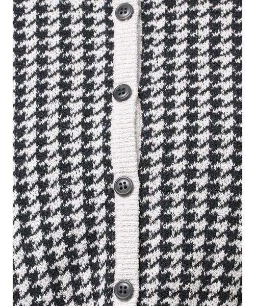 EMODA（エモダ）の「ハウンズトゥースツインニット（ニット/セーター・レディース・グレー/ブラック/ベージュ・FREE）」の22枚目の写真