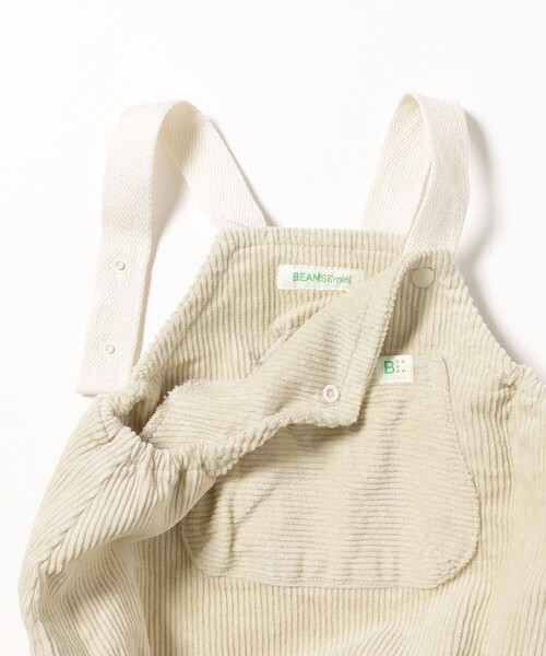 BEAMS mini（ビームスミニ）の「【WEB限定】ベビー コーデュロイ サロペット 2025FW（70～80cm）（ロンパース・キッズ・ホワイト系その他7/ブルー系その他・80/70）」の11枚目の写真