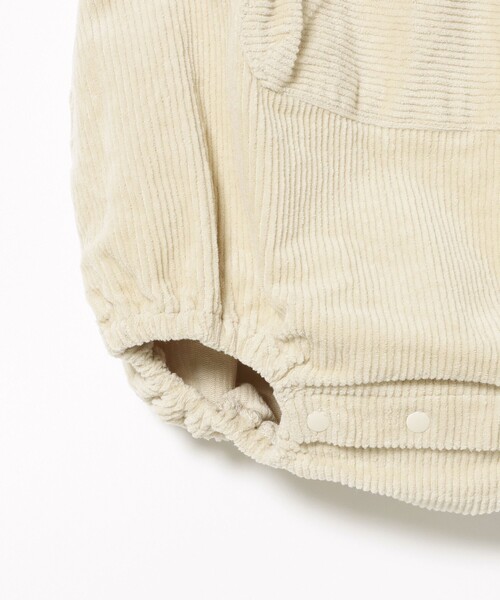 BEAMS mini（ビームスミニ）の「【WEB限定】ベビー コーデュロイ サロペット 2025FW（70～80cm）（ロンパース・キッズ・ホワイト系その他7/ブルー系その他・80/70）」の10枚目の写真