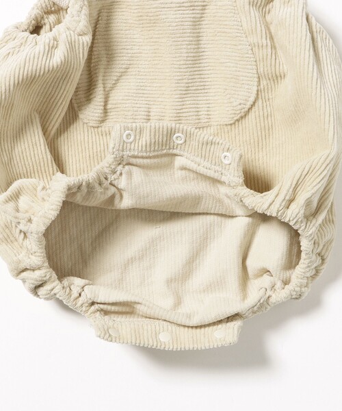 BEAMS mini（ビームスミニ）の「【WEB限定】ベビー コーデュロイ サロペット 2025FW（70～80cm）（ロンパース・キッズ・ホワイト系その他7/ブルー系その他・80/70）」の9枚目の写真