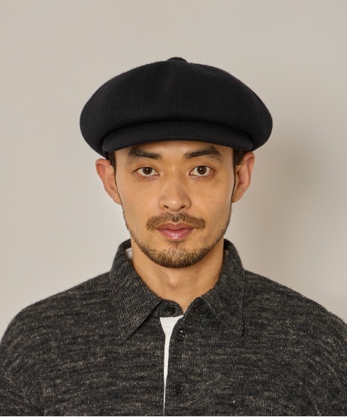 arth（アース）の「arth  Knit Jersey 8P Cas / アース（キャスケット・メンズ・ブラック/ベージュ・60cm/58cm）」の3枚目の写真