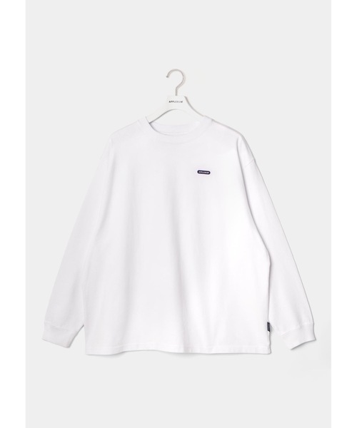APPLEBUM(アップルバム)の「Small Logo L/S T-shirt(Tシャツ/カットソー・メンズ・ブラック/ホワイト・LARGE)」の1枚目の写真