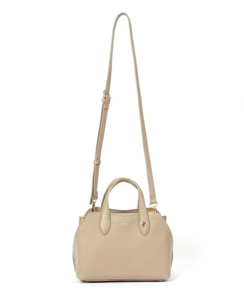 Beau're(ヴュレ)の「【BEAURE】カウレザー ショルダー付 2way ミニボストンバッグ B-25421(ボストンバッグ・レディース・シルバー/ブラック/ベージュ/ブラウン・FREE)」の8枚目の写真