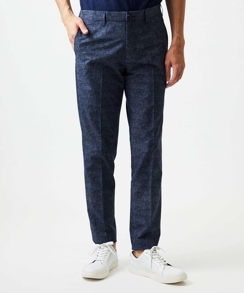 MICHEL KLEIN HOMME   （ミッシェルクランオム）の「スラックスパンツ（スラックス・メンズ・ダークグレー/ブルー・MEDIUM/LARGE/X-LARGE）」の3枚目の写真