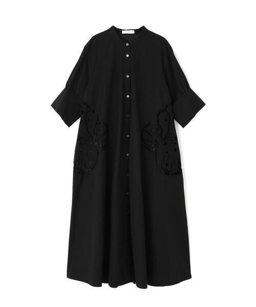 ADORE　シェルカットワークワンピース　黒　今期秋冬 セール】◇シェルカットワークワンピース（ワンピース）｜ADORE