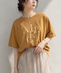 Idnes MERCI箔プリントTシャツ