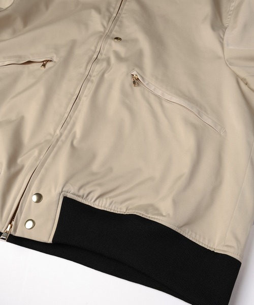 CULLNI(クルニ)の「Double Satin MA-1(MA-1・メンズ・ブラック/ネイビー/ベージュ・2/1/0)」の9枚目の写真