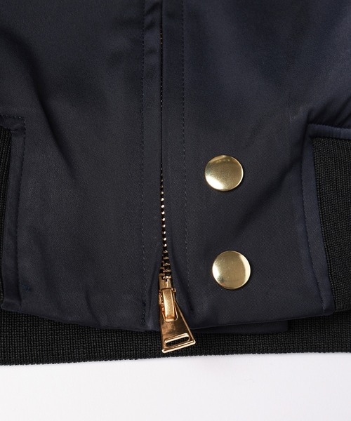 CULLNI(クルニ)の「Double Satin MA-1(MA-1・メンズ・ブラック/ネイビー/ベージュ・2/1/0)」の16枚目の写真