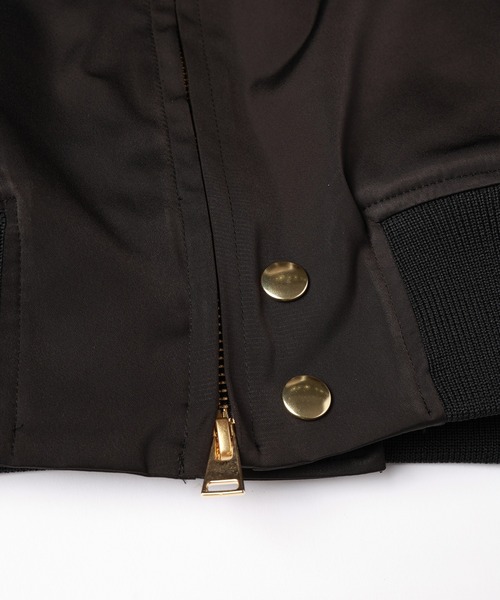 CULLNI(クルニ)の「Double Satin MA-1(MA-1・メンズ・ブラック/ネイビー/ベージュ・2/1/0)」の22枚目の写真