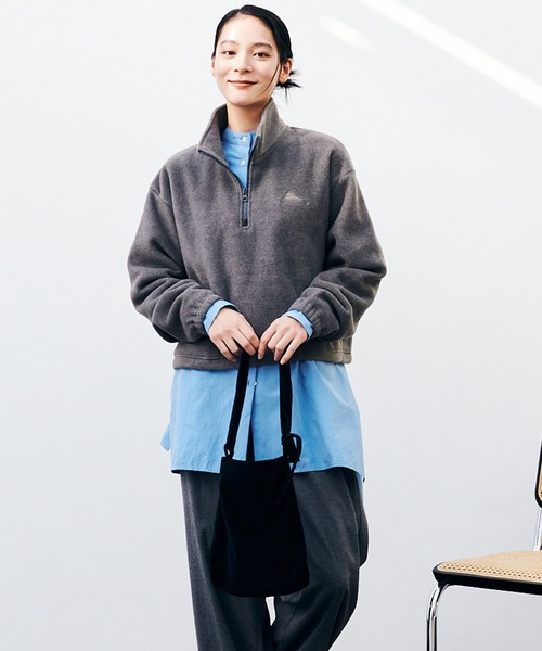 KELTY/ケルティ パフリースクロップドハーフジップ（ブルゾン）｜KELTY