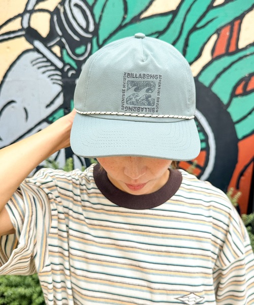 BILLABONG(ビラボン)の「BILLABONG メンズ 24A551514-ADIV STRAP キャップ 【2025年秋冬モデル】/ビラボン刺繍キャップ(帽子)(キャップ・メンズ・グリーン系その他/ブラック・FREE)」の2枚目の写真