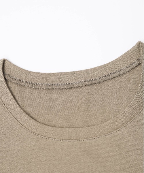 AMELY(エミリー)の「ギャザーTシャツワンピース(ワンピース・レディース・ブラック/カーキブラウン/グレー・フリー)」の22枚目の写真