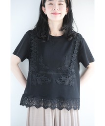 cawaii | 日常にひと匙のエレガント レースTシャツ(Tシャツ/カットソー)