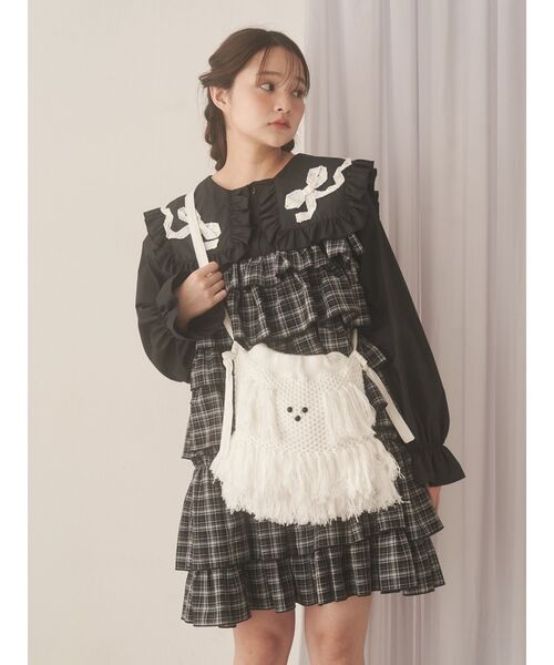 merry jenny（メリージェニー）の「わんわんポシェット（ショルダーバッグ・レディース・ベージュ/オフホワイト・FREE）」の8枚目の写真