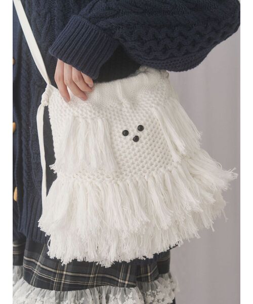 merry jenny（メリージェニー）の「わんわんポシェット（ショルダーバッグ・レディース・ベージュ/オフホワイト・FREE）」の16枚目の写真