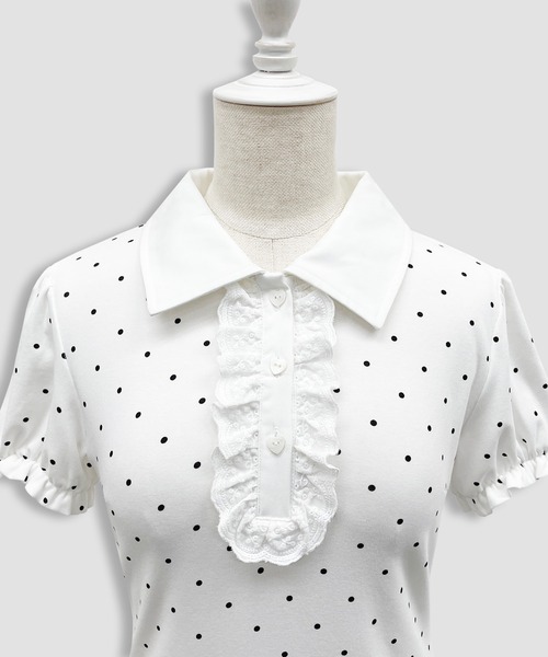 Honey Cinnamon バルーンポロワンピース Honey Cinnamon ワンピース バルーンポロワンピース : ZOZOTOWN