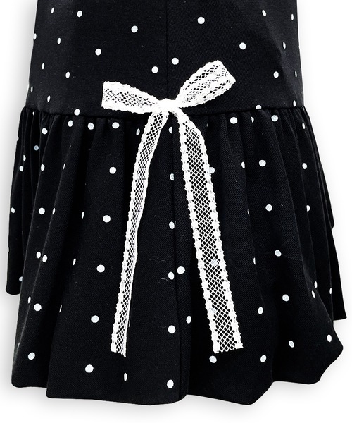 Honey Cinnamon（ハニーシナモン）の「バルーンポロワンピース（ワンピース・レディース・ブラック/ホワイト・FREE）」の18枚目の写真