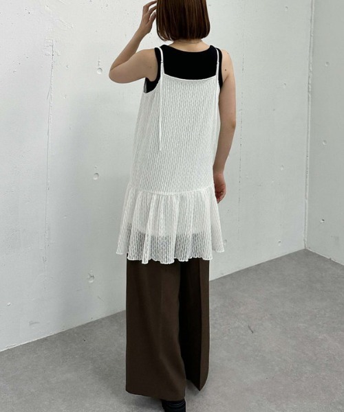 archives（アルシーヴ）の「カットＪＱミニキャミワンピース（ワンピース・レディース・アイボリー/ブラウン/ブラック・MEDIUM）」の15枚目の写真