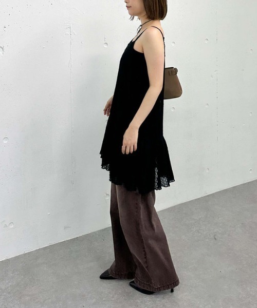 archives（アルシーヴ）の「カットＪＱミニキャミワンピース（ワンピース・レディース・アイボリー/ブラウン/ブラック・MEDIUM）」の22枚目の写真