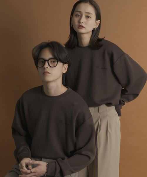 SENSE OF PLACE by URBAN RESEARCH（センスオブプレイスバイアーバンリサーチ）の「『一部WEB限定カラー』シシュウダンボールポンチロングTシャツ（Tシャツ/カットソー・メンズ・ブラック/ライトベージュ/ブラック系その他/ブルー系その他/ホワイト/ホワイト系その他/ダークブラウン・MEDIUM/LARGE）」の5枚目の写真