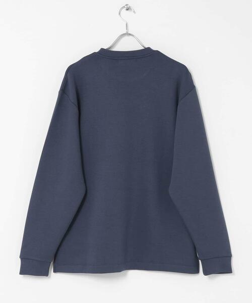 SENSE OF PLACE by URBAN RESEARCH（センスオブプレイスバイアーバンリサーチ）の「『一部WEB限定カラー』シシュウダンボールポンチロングTシャツ（Tシャツ/カットソー・メンズ・ブラック/ライトベージュ/ブラック系その他/ブルー系その他/ホワイト/ホワイト系その他/ダークブラウン・MEDIUM/LARGE）」の11枚目の写真