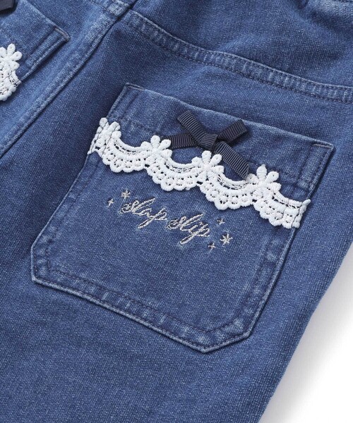 SLAP SLIP（スラップスリップ）の「後ろポケットリボンフレアシルエット9分丈デニムパンツ(80~130cm)（デニムパンツ・キッズ・ネイビー/ブルー・130cm/110cm/120cm/100cm/90cm/80ｃｍ）」の18枚目の写真