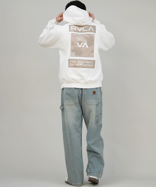 RVCA(ルーカ)の「RVCA/ルーカ THREE BOX RVCA HD パーカー BF042-011(パーカー・メンズ・ブラック/セージグリーン/ホワイト・M/S/L)」の7枚目の写真