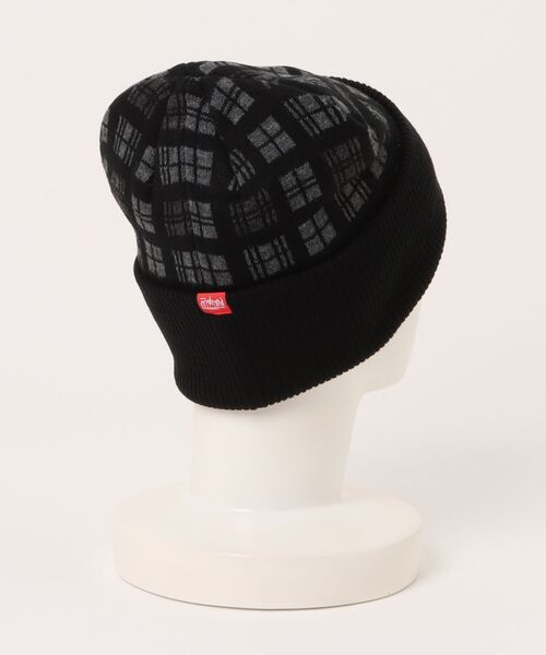 Manhattan Portage/マンハッタンポーテージ ビーニー JAQCUARD CHECK