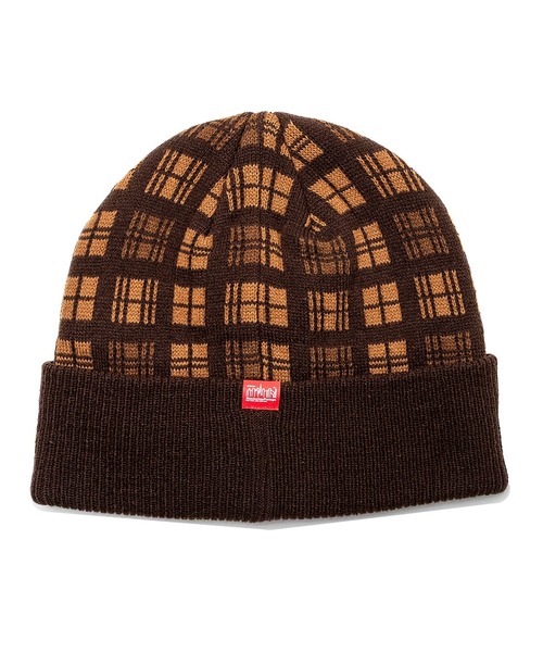Manhattan Portage/マンハッタンポーテージ ビーニー JAQCUARD CHECK