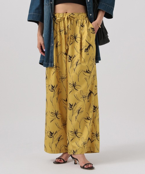 BAYFLOW（ベイフロー）の「アソートプリントイージーパンツ（その他パンツ・レディース・ブラック/イエロー/ボルドー/ライトブラウン・FREE）」の8枚目の写真