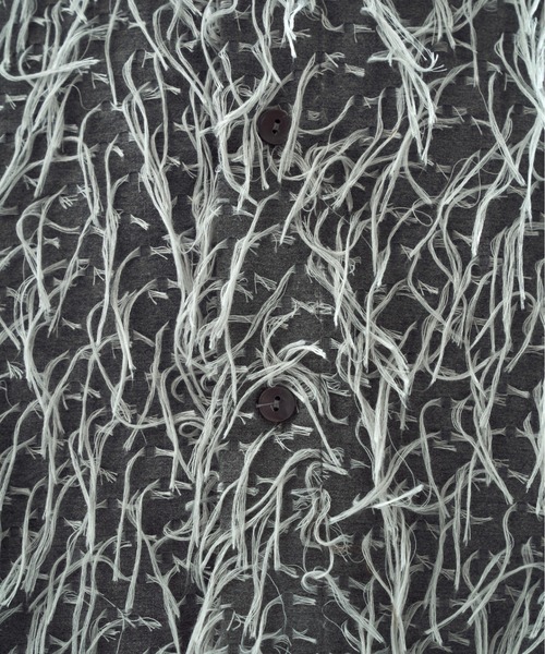 seyto（セイト）の「By-color fringe shirt バイカラーフリンジシャツ（シャツ/ブラウス・メンズ・ブラウン/グレー・3/2）」の22枚目の写真