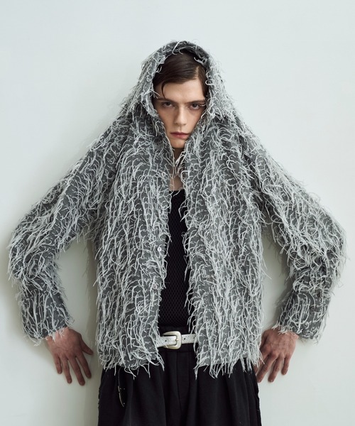 seyto（セイト）の「By-color fringe shirt バイカラーフリンジシャツ（シャツ/ブラウス・メンズ・ブラウン/グレー・3/2）」の17枚目の写真