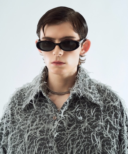 seyto（セイト）の「By-color fringe shirt バイカラーフリンジシャツ（シャツ/ブラウス・メンズ・ブラウン/グレー・3/2）」の15枚目の写真