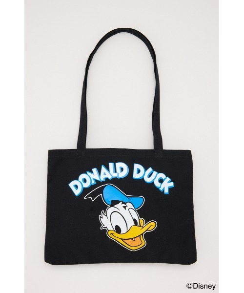 RODEO CROWNS WIDE BOWL（ロデオクラウンズワイドボウル）の「（ミッキー＆フレンズ）カラートートバッグ（トートバッグ・レディース・オフホワイト/ブラック/ブラウン/ピンク・FREE）」の13枚目の写真