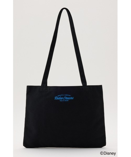 RODEO CROWNS WIDE BOWL（ロデオクラウンズワイドボウル）の「（ミッキー＆フレンズ）カラートートバッグ（トートバッグ・レディース・オフホワイト/ブラック/ブラウン/ピンク・FREE）」の18枚目の写真