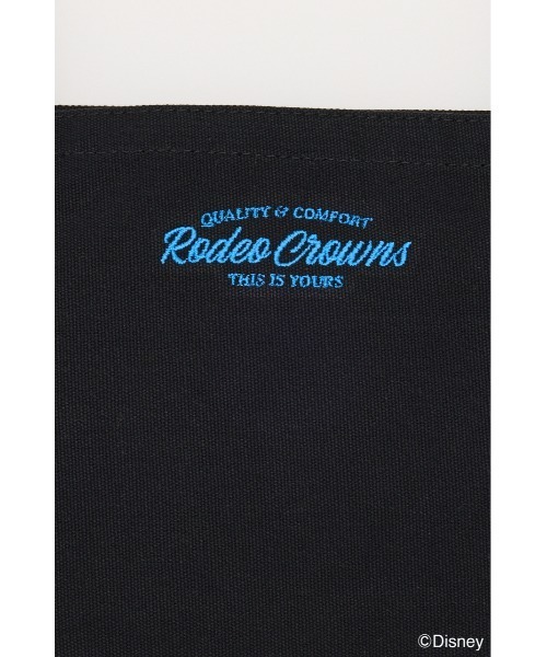RODEO CROWNS WIDE BOWL（ロデオクラウンズワイドボウル）の「（ミッキー＆フレンズ）カラートートバッグ（トートバッグ・レディース・オフホワイト/ブラック/ブラウン/ピンク・FREE）」の20枚目の写真