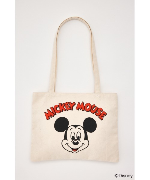 RODEO CROWNS WIDE BOWL（ロデオクラウンズワイドボウル）の「（ミッキー＆フレンズ）カラートートバッグ（トートバッグ・レディース・オフホワイト/ブラック/ブラウン/ピンク・FREE）」の5枚目の写真